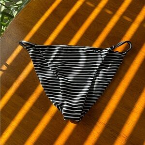 Mikoh Striped Bikini Bottoms